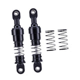 Maxbell 2 Pieces 1:10 RC Car Shock Absorber Metal Spring for Crawler Vehicles Trucks black