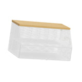 Maxbell Food Cover BBQ Cover Outside Plate Serving Cover for Garden Table Restaurant White 52cmx31cmx27cm