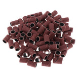 Maxbell Maxbell 100x Electric Nail Drill Sanding Bands Caps for Nail Bits Gel Polish Remover 180