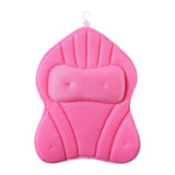 Maxbell Bathtub Pillow Headrest Pool Machine Washable Breathable Bathing Bath Pillow Pink