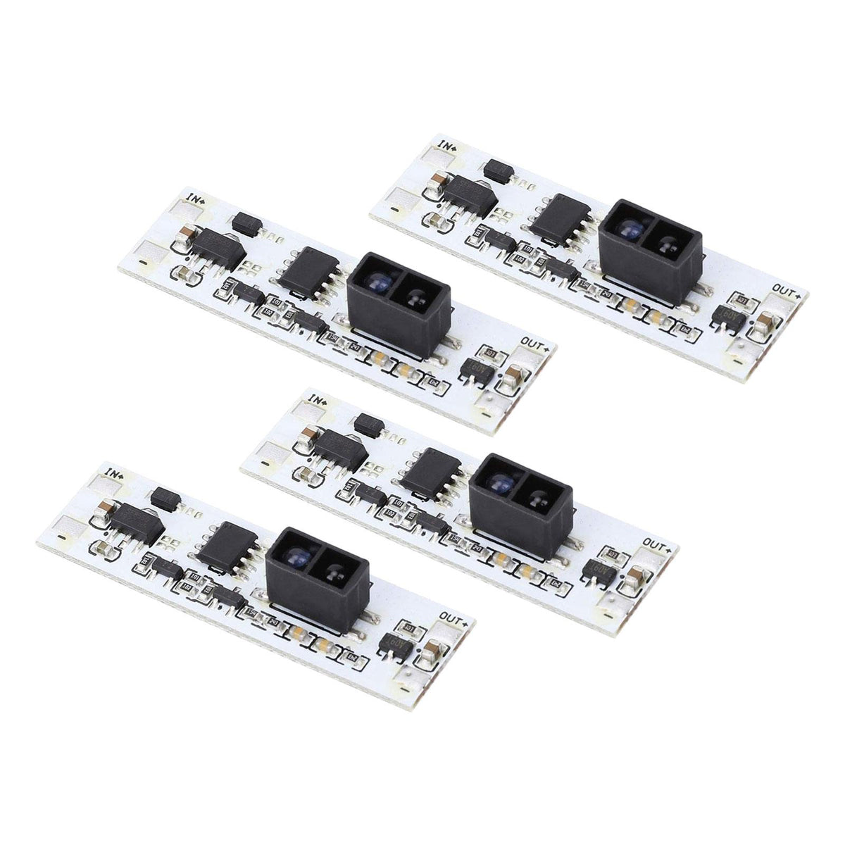 4Pcs Hand Sweep Sensor Module Infrared Induction LED Light Hand Sweep Sensor Style A