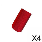 Maxbell 4xVet Wrap 4 inch Wide Non Woven Elastic Self Adherent Wrap for Dogs Pet Ankle Red