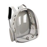 Maxbell Cat Backpack Carrier Cage Pet Travel Carrying Bag for Hiking Outdoor Walking gray