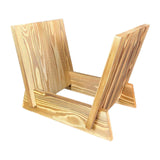 Maxbell Wooden Desktop Book Stand Practical Records Storage Rack for Cd