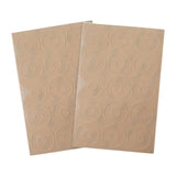 Maxbell 60Pcs Antiskid Pads for Patchwork Rulers Adhesive Rings for Studio Dorm Home