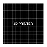 Maxbell 3D Printer Build Plate Tape Square Heat Bed Sticker Accessories 220x220mm