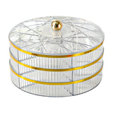 Maxbell Divided Serving Tray Snack Platter for New Year Spring Festival Entertaining clear