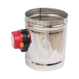 Maxbell Stainless Steel Electric Air Duct Damper Valve for HVAC Air Balancing System OD 150mm AC220V