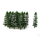 Maxbell 20PCS Plastic Fir Tree Model Train Scenery Landscape HO 1:100 - Aladdin Shoppers