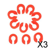 Maxbell 3x10pcs Climbing Rope Sleeve Protector Thimble Accessories for Climbing Rescue