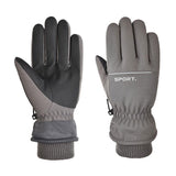 Maxbell Maxbell Windproof Gloves Touchscreen Thermal Fleece Sports Snowboarding HX 103 Gray