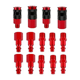 Maxbell 14Pcs Replacement Aluminum Alloy Quick Connectors Air Coupler & Air Plug Kit