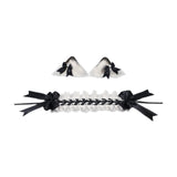 Maxbell Lolita Hair Accessories Elegant Lace Headband for Photo Props Party Supplies Black