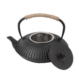 Maxbell Cast Iron Teapot Traditional Tea Boiler for Picnic Household Small Gathering Patterns A
