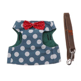 Maxbell Maxbell Dog Cat Leash Pet Control Harness Vest Walk Collar Safety Strap Vest Dot Blue S