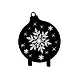 Maxbell Christmas Yard Signs Decor Hollow Snowflake Stake for Home Walkway Landscape Style A