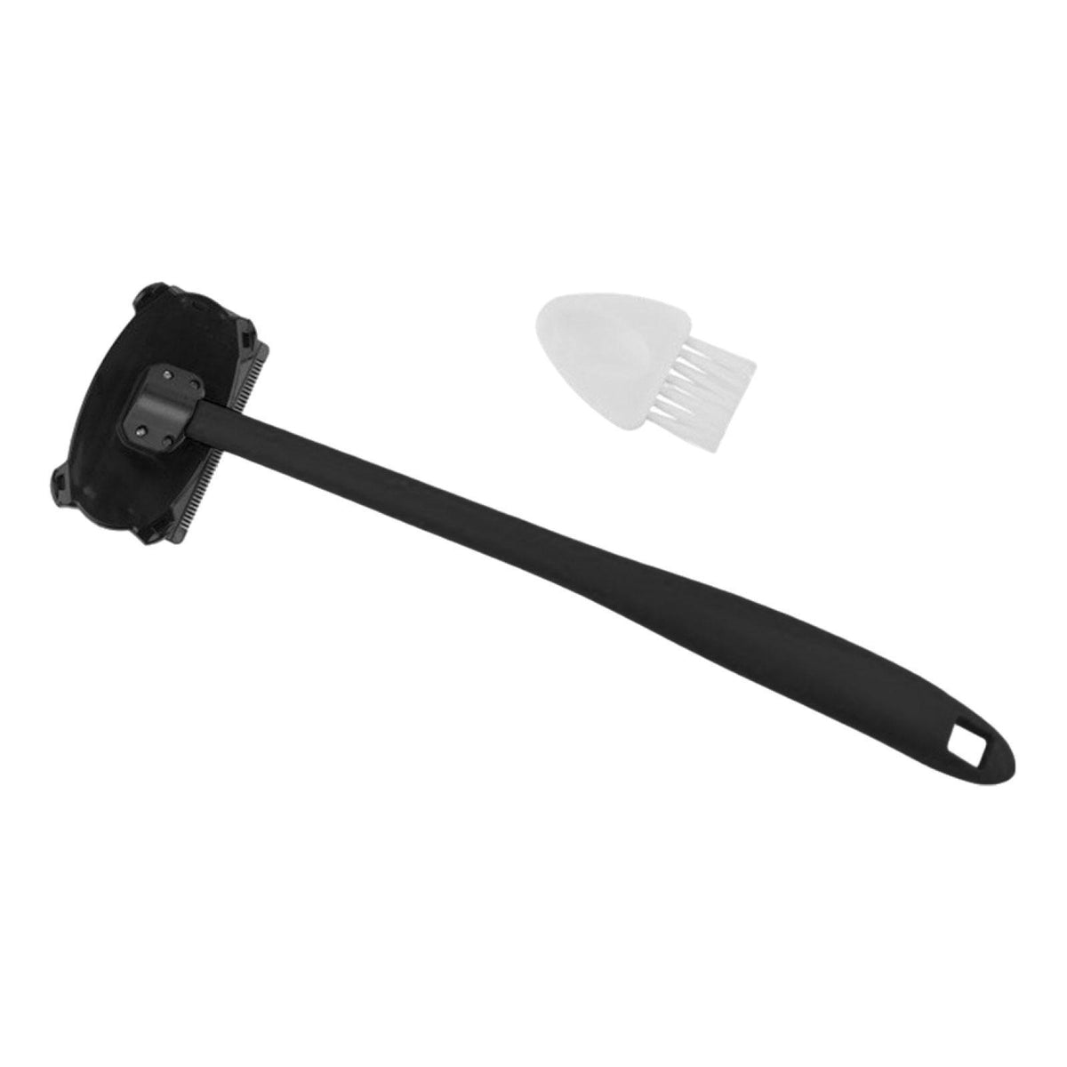 Maxbell Back Hair Removal and Body Shaving Tool Ergonomic Handle Easy to Use Shaving Tool black