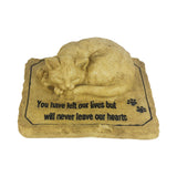 Maxbell Maxbell Cat Memorial Stone Lightweight Presents Sympathy Decoration Cat Grave Marker without Hole