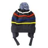 Maxbell Baby Winter Hat Warm with Colorful Stripes Knit Hat for Toddlers Kids Infant L