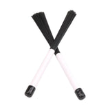 Maxbell Drum Stick Brushes Wave Drum Brush for Stage Performance Jazz Folk Rock Band White