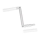 Maxbell RV Awning Crank Handle Awning Accessory for Fence Rain Shelter Canopies No Joint and Pin