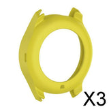 Maxbell 3xProtective Band Case Cover for Samsung Gear S3 Classic Smartwatch Yellow