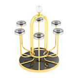 Maxbell Coffee Mug Holder Sport Bottle Storage Drying Rack Stand Gold