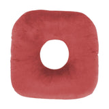 Maxbell Ear Piercing Pillow with Ear Hole for Relaxation wearing Earrings Headphones Red