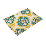 Maxbell Cotton Linen Geometric Print Art Pattern Placemats Table Mats Pattern 8 - Aladdin Shoppers