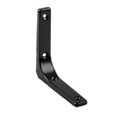 Maxbell 4xHeavy Duty Shelf Bracket Wall Hanging Shelve L Shaped Brackets Black 4Inch