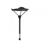 Maxbell Camping Folding Stool Chair Beach Gathering Portable Load 275lbs Collapsible Black