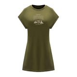 Maxbell Maxbell Women's Summer Dress Spring Ladies Crew Neck Dress for Walking Holiday Beach XL