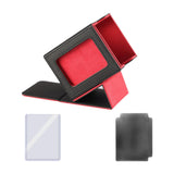 Maxbell Trading Card Box Baseball Cards Protector Sturdy Container Display Organizer Red