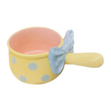 Maxbell Fruit Salad Bowl with Handles Ceramic Soup Crock for Cereal Beef Stew Pasata Yellow