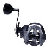Maxbell Baitcasting Fishing Reel Portable Supplies 7.2:1 High Speed Gear Ratio Black for Left Hand