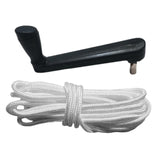 Maxbell Crank Handle Balcony Picnic Lawn Outdoor Patio Umbrella Crank Handle Black