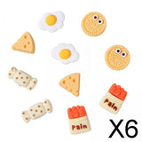 Maxbell 6xBeach Bag Charms Accessories Beach Handbag PVC Tote Inserts Buckle Ornaments Style B