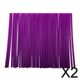 Maxbell 2x36 Pieces Universal Motocross Wheel Rim Spoke Wraps Skins Cover Purple