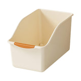 Maxbell Kitchen Cabinet Organizer Bin Versatile Container for Cabinet Office Kitchen High Cream Yellow L