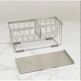 Maxbell Sponge Holder for Kitchen Sink Rustproof Sink Rack for Scrubber Rags Kitchen