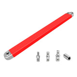 Maxbell Offset Extension Wrench Tight Reach Extension Wrench Set for Workshop Garage Red