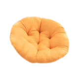 Maxbell Hanging Egg Chair Cushion Round Soft Floor Pillow for Living Room Home Porch Yellow