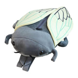 Lovely Plush Backpack Lifelike Animal Casual Bag for Adults Girls Boys Gifts Black