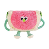 Maxbell Generic Car Headrest Pillow Plush Cartoon Watermelon for Most Cars Head Rest