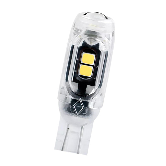 Generic LED Bulb for Car DC 12V Practical LED Wedge Light Bulb for Auto White