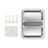 Maxbell Ice Cream Maker Homemade Easy to Clean Fun Families Activities Ice Cream Pan White With Lid