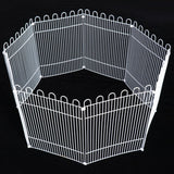 Maxbell Maxbell Wire Metal Pet Hamster Animal Exercise Playpen Fence Cage 8 Panels Size L