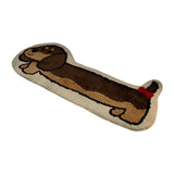 Dachshund Rug Non Slip Home Decor Animal Floor Mat for Home Bedside Playroom