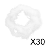 Maxbell 30xMarabou Feather Scarf Diva Night Party Wedding Gift Bouquet Decor White