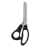 Maxbell Maxbell Leather Scalloped Tooth Scissors Lace Scissors with Black Handle 7mm